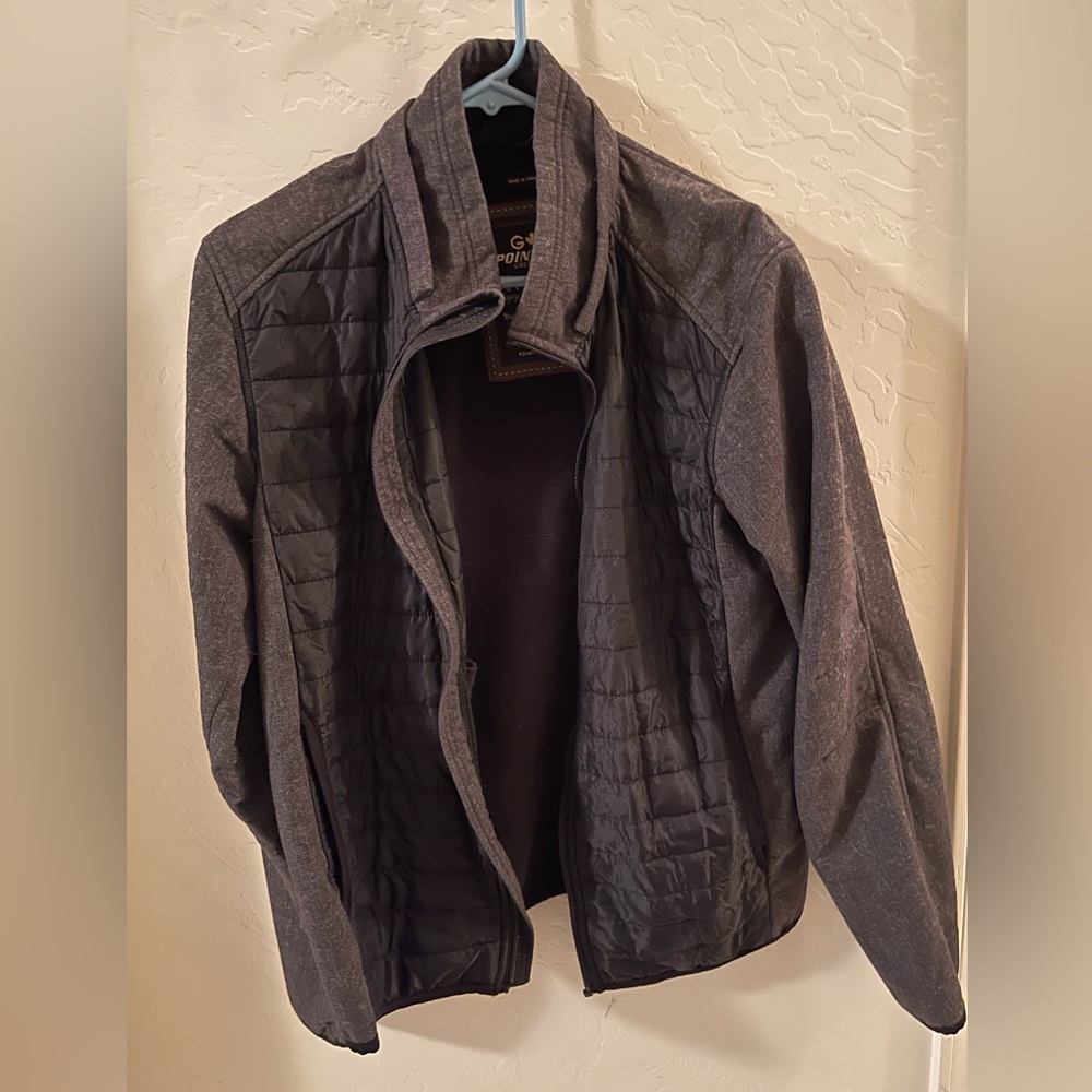 Gold Point Zero Mens Jacket, Mens Large, Grey